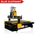 4 eixo multi máquina cnc eixo, madeira de corte cnc router 1325 máquinas móveis